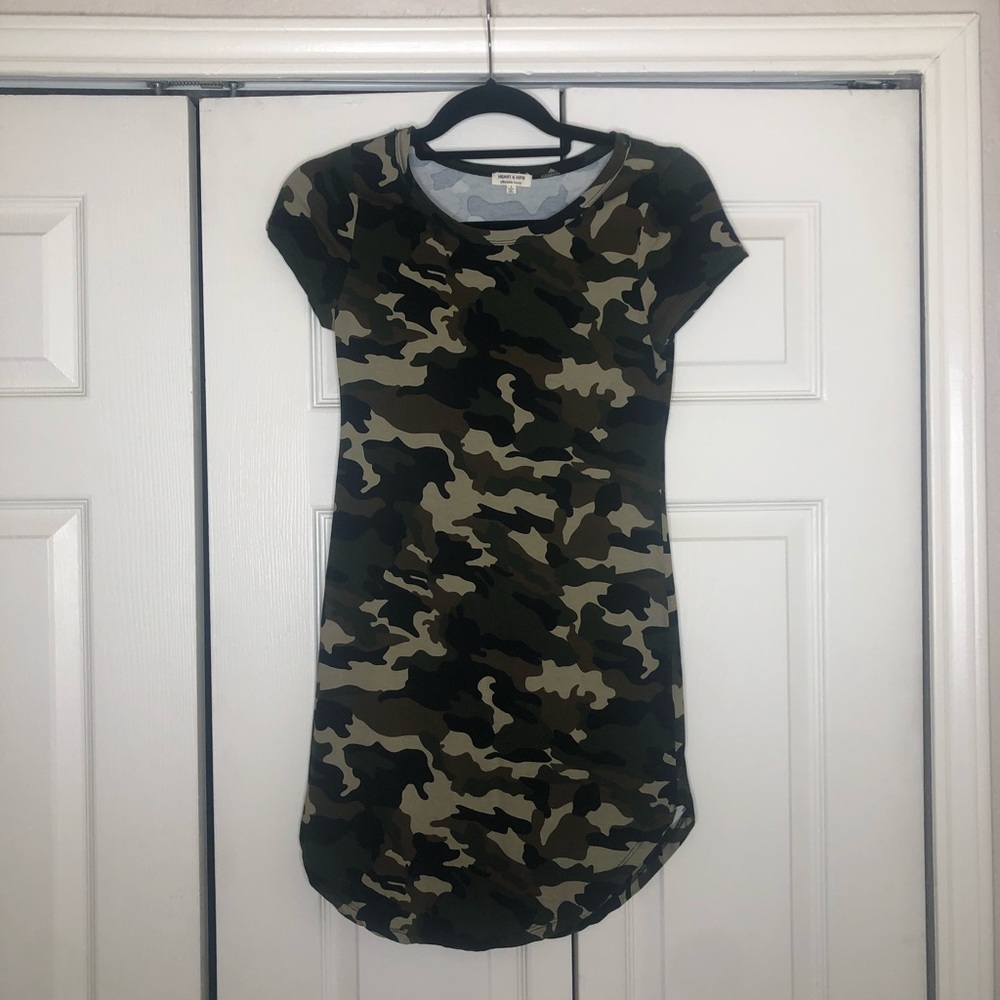 Camo Tshirt Dress